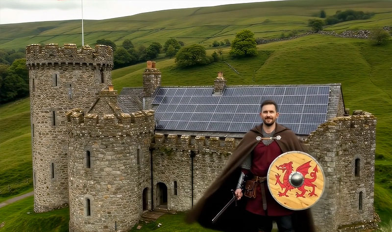 Owain Glyn Solar castle creative