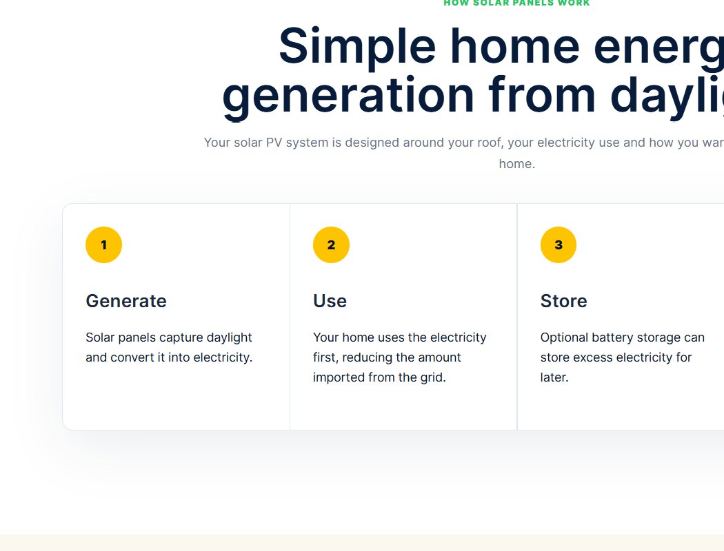Three Phase residential project examples screenshot